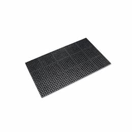 Safewalk-Light Black Heavy-Duty Anti-Fatigue Mats 36X60