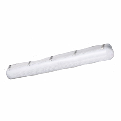 4-ft 40W LED Vapor Tight Fixture, Dim, 4600 lm, Selectable CCT