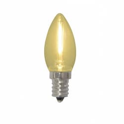 2W LED Filament Bulb, Torpedo Tip, E12, 170 lm, 120V, 2700K