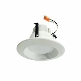 4" 10W LED Baffled Recessed Can Retrofit Kit, 60W Inc. Retrofit, Dim, 700 lm, 5000K