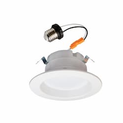 CyberTech 4" 10W LED Recessed Can Retrofit Kit, 60W Inc. Retrofit, E26, 700 lm, 2700K