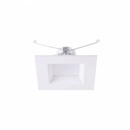 6" 19W LED Square Recessed Can Retrofit Kit, 90W Inc. Retrofit, Dim, 1000 lm, 3000K