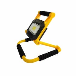 10W LED Portable Flood Light, 700 lm, 120V, 5000K