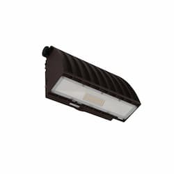 CyberTech 30W Full Cut-Off LED Wall Pack w/ Backup, 100W MH Retrofit, 3300 lm, 5000K, Bronze