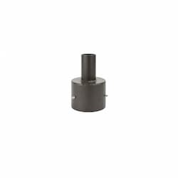 5" Round Pole Mount with 2-3/8" Tenon, Bronze