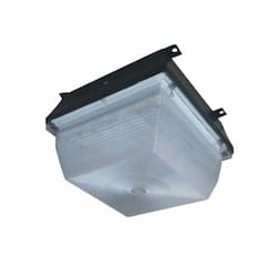 80W LED Square Canopy Light, 200W HID Retrofit, 7000 lm, 5000K, Bronze