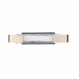 20W LED Harmony Vanity Light, 1 Light, 1129 lm, 3000K, Black/Brass