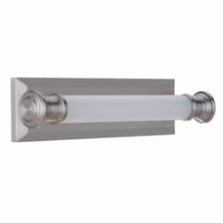 18-in 15W LED Langston Linear Vanity Light, Dim, 3000K, Polish Nickel