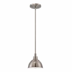 Timarron Mini Pendant Light w/o Bulb, 1 Light, E26, Antique Nickel