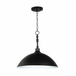 Timarron Large Pendant Light w/o Bulb, 1 Light, E26, Aged Bronze