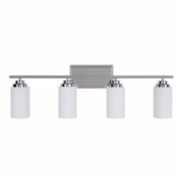 Albany Vanity Light Fixture w/o Bulbs, 4 Lights, E26, Chrome