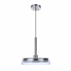 15W LED Centric Large Pendant Light, 900lm, 3000K, Polished Nickel