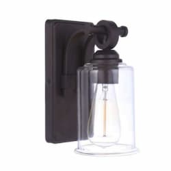 Romero Wall Sconce Fixture w/o Bulb, 1 Light, E26, Espresso