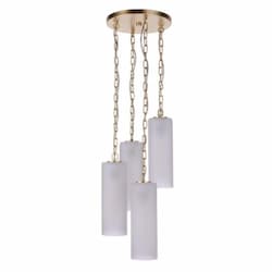 Myos Pendant Light Fixture w/o Bulbs, 4 Lights, E26, Sunset Gold