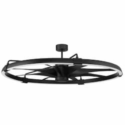 52-in 35W Axel Ceiling Fan w/ Wi-Fi & Bulb, 6-Speed, 8-Blade, Black