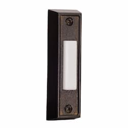 0.2W LED Builder Rectangular Lighted Push Button, Bronze