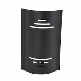 Vertical Designer Contemporary Chime, Flat Black