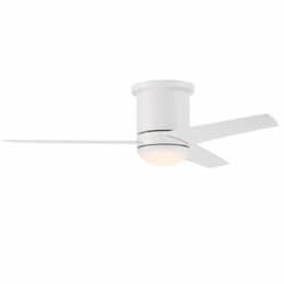 52-in 57W Cole Ceiling Fan w/ Bulb, 3-Speed, 3-Blade, White/Oak