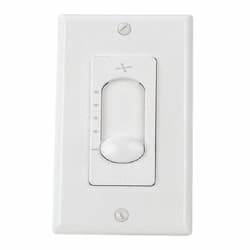 4-Speed Fan Control w/o Reverse, White