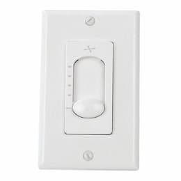 4-Speed Fan Control w/o Reverse, White