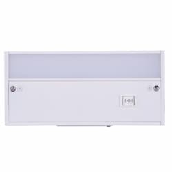 8-in 4W LED Under Cabinet Light Bar, Dim, 250 lm, 3000K, White