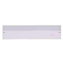 18-in 9W LED Under Cabinet Light Bar, Dim, 600 lm, 3000K, White