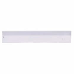 24-in 12W LED Under Cabinet Light Bar, Dim, 840 lm, 3000K, White