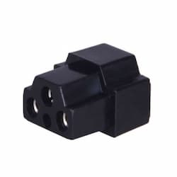 Under Cabinet Lighting End-to-End Connector, Black