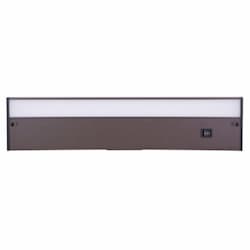 18-in 9W LED Under Cabinet Light Bar, Dim, 600 lm, SelectCCT, Bronze