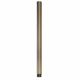 12-in Downrod for Pendant Lights, Satin Brass