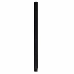 24-in Downrod for Pendant Lights, Gloss Black