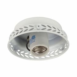 4-in 9W LED Universal Fan Light Fitter, E26, 80 CRI, 750 lm, White