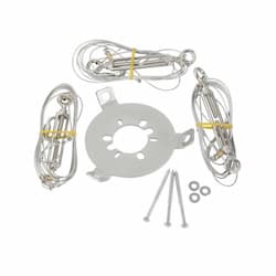 Guide Wire System for Outdoor Ceiling Fans, Polished Nickel