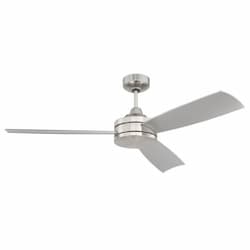 54-in 70W Inspo Ceiling Fan w/o Bulb, 4-Speed, 3-Blade, Brushed Nickel