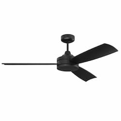 54-in 70W Inspo Ceiling Fan w/o Bulb, 4-Speed, 3-Blade, Flat Black