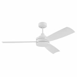 54-in 70W Inspo Ceiling Fan w/o Bulb, 4-Speed, 3-Blade, White