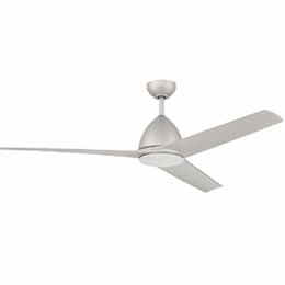 54-in 58W Nitro Ceiling Fan w/ Bulb, 3-Speed, 3-Blade, Painted Nickel