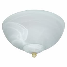 18W LED Alabaster Bowl Light Kit, 2 Light, E26, 80 CRI, 1170 lm, 3000K