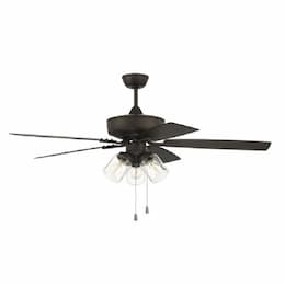 52-in 64W Outdoor Pro Plus 104 Ceiling Fan, 3-Speed, 5-Blade, Espresso