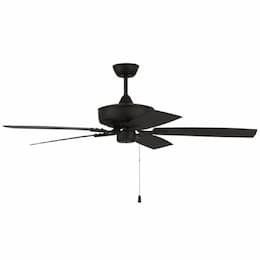 52-in 64W Outdoor Pro Plus 52 Ceiling Fan, 3-Speed, 5-Blade, Black