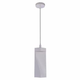 7W LED Drama Mini Pendant Light w/ Bulb, 1 Light, 280 lm, 3000K, White