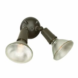 PAR38 Bulb Holders w/o Bulb, 2 Light, E26, Bronze