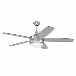 52-in 56W Phaze II Ceiling Fan, 4-Speed, 5-Blade, Nickel/Greywood