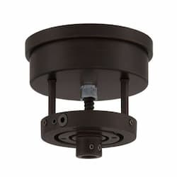 Slope Ceiling Adapter Dual Mount for Ceiling Fan, Aged Bronze Brushed