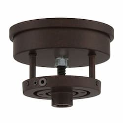 Slope Ceiling Adapter Dual Mount for Ceiling Fan, Aged Bronze Textured