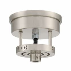 Slope Ceiling Adapter Dual Mount for Ceiling Fan, Polished Nickel