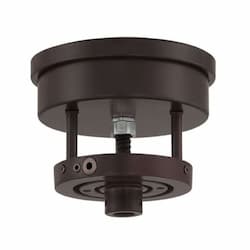 Slope Ceiling Adapter Dual Mount for Ceiling Fan, Oiled Bronze