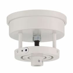Slope Ceiling Adapter Dual Mount for Ceiling Fan, White