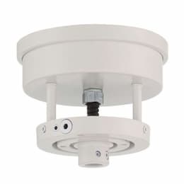 Slope Ceiling Adapter Dual Mount for Ceiling Fan, White