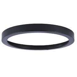 6-in Flush Mount Trim Accessory, Flat Black